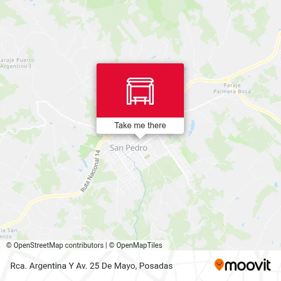Rca. Argentina Y Av. 25 De Mayo map