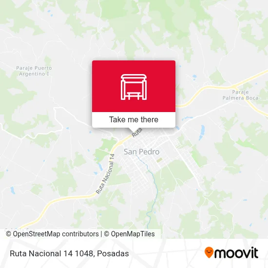 Mapa de Ruta Nacional 14 1048
