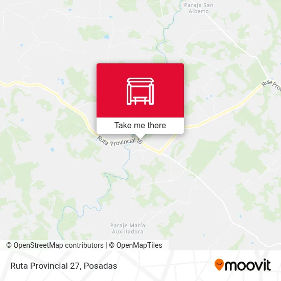 Mapa de Ruta Provincial 27