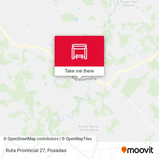 Mapa de Ruta Provincial 27
