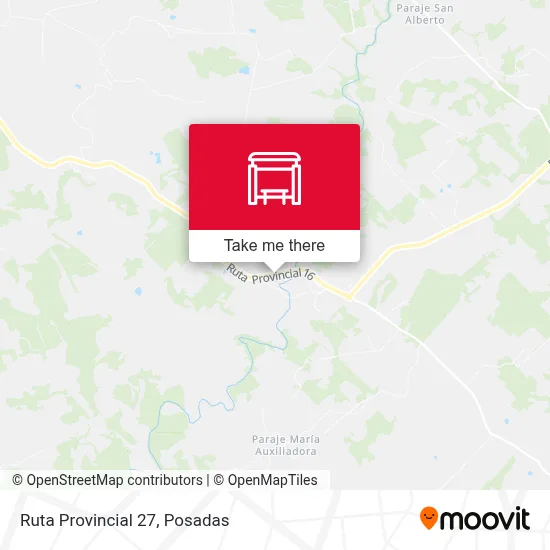 Mapa de Ruta Provincial 27