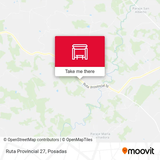 Mapa de Ruta Provincial 27