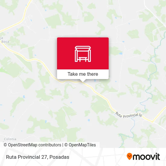 Mapa de Ruta Provincial 27