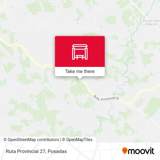 Mapa de Ruta Provincial 27
