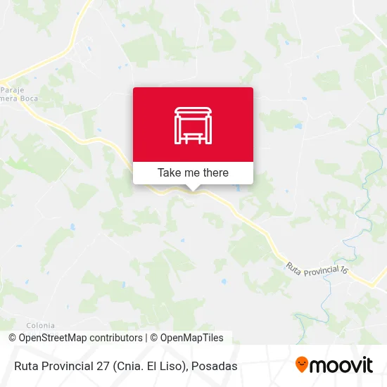 Ruta Provincial 27 (Cnia. El Liso) map