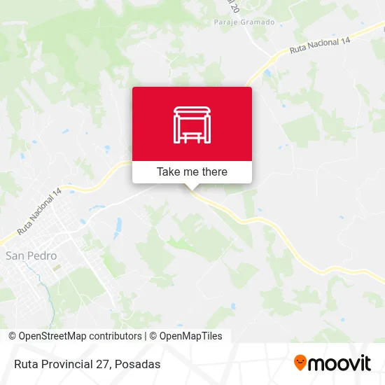Mapa de Ruta Provincial 27
