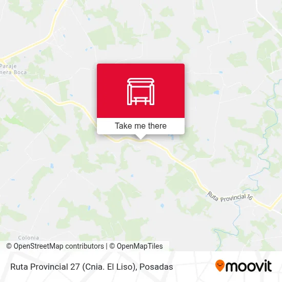 Ruta Provincial 27 (Cnia. El Liso) map