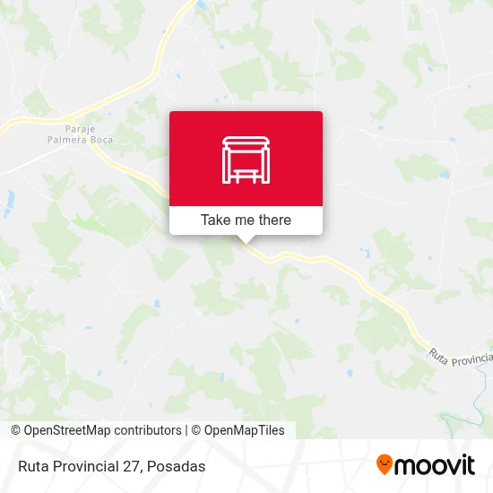 Mapa de Ruta Provincial 27
