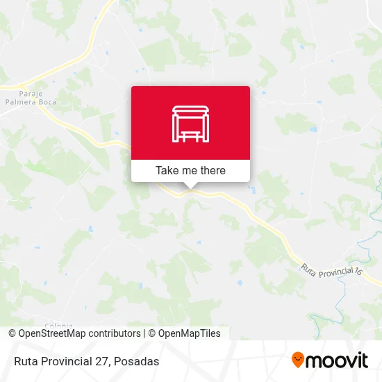 Mapa de Ruta Provincial 27