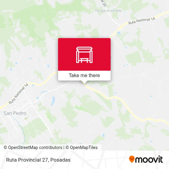 Mapa de Ruta Provincial 27