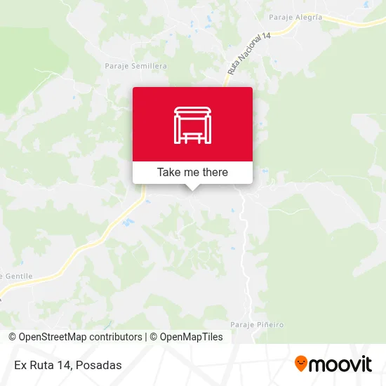 Ex Ruta 14 map