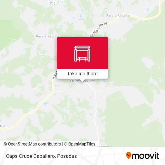 Caps Cruce Caballero map
