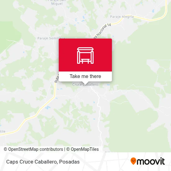 Caps Cruce Caballero map