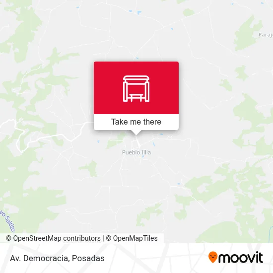 Av. Democracia map