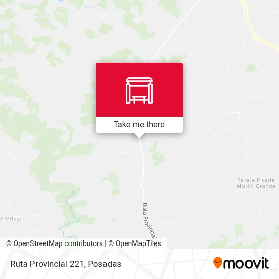 Mapa de Ruta Provincial 221