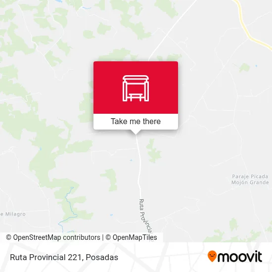 Mapa de Ruta Provincial 221