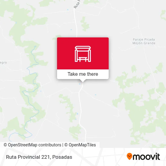 Mapa de Ruta Provincial 221