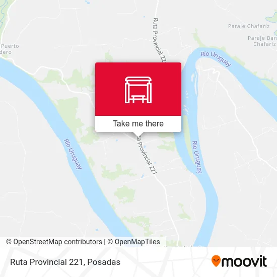 Mapa de Ruta Provincial 221