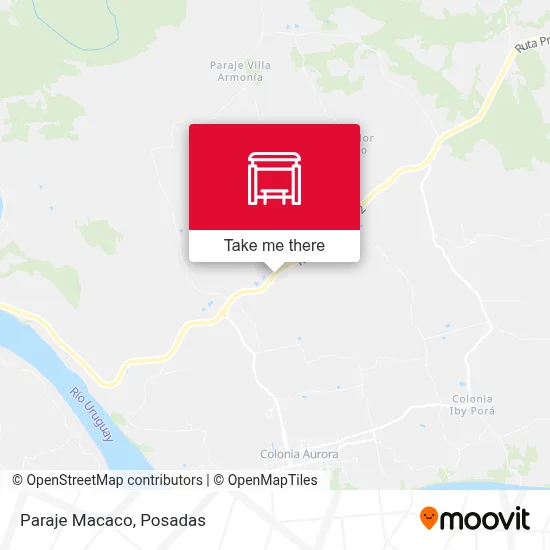 Mapa de Paraje Macaco
