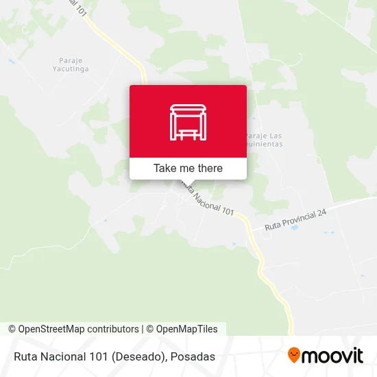 Ruta Nacional 101 (Deseado) map
