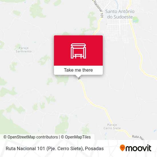 Ruta Nacional 101 (Pje. Cerro Siete) map