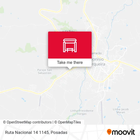 Ruta Nacional 14 1145 map