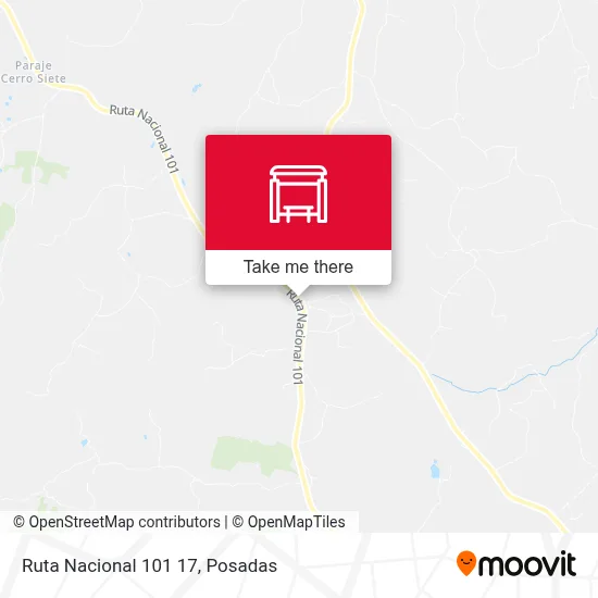 Mapa de Ruta Nacional 101 17