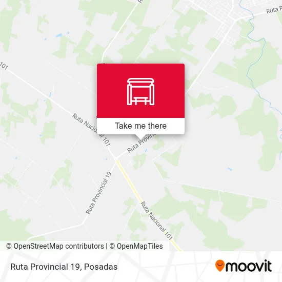 Mapa de Ruta Provincial 19