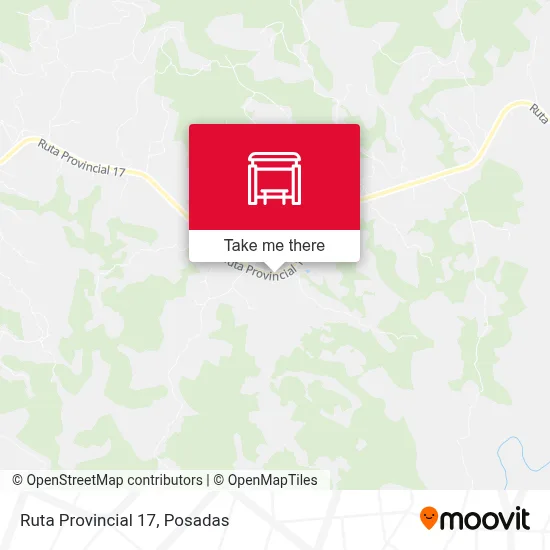Mapa de Ruta Provincial 17