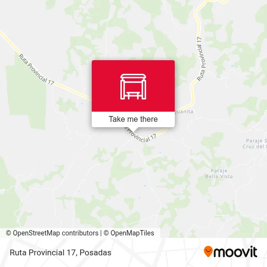 Mapa de Ruta Provincial 17