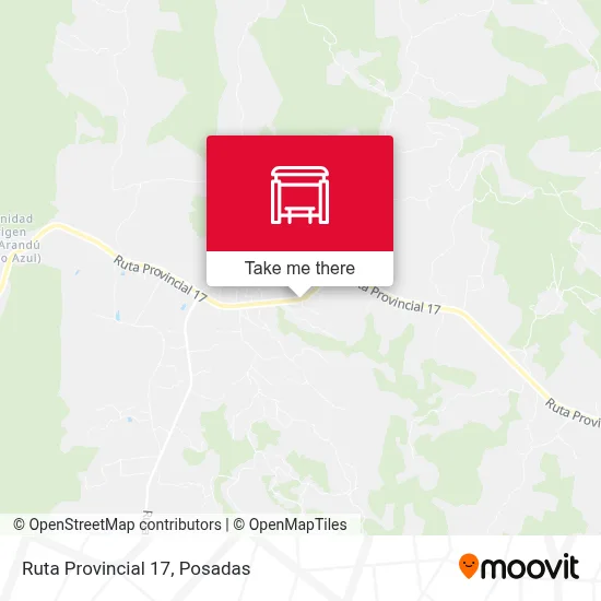 Mapa de Ruta Provincial 17