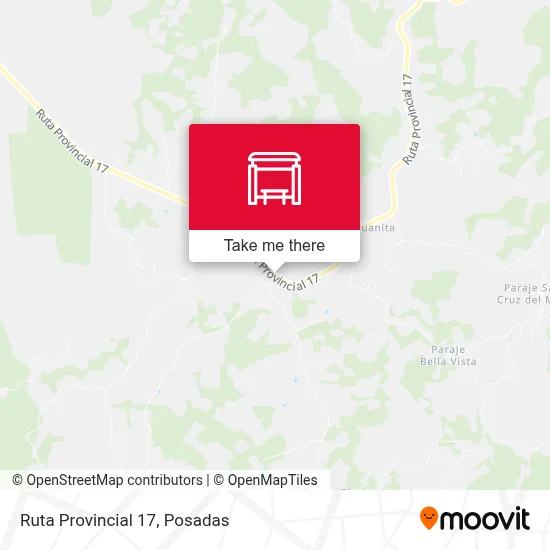 Mapa de Ruta Provincial 17