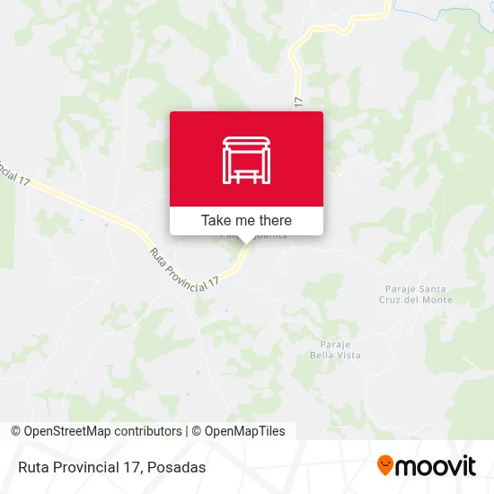 Mapa de Ruta Provincial 17