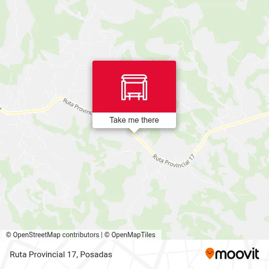 Mapa de Ruta Provincial 17