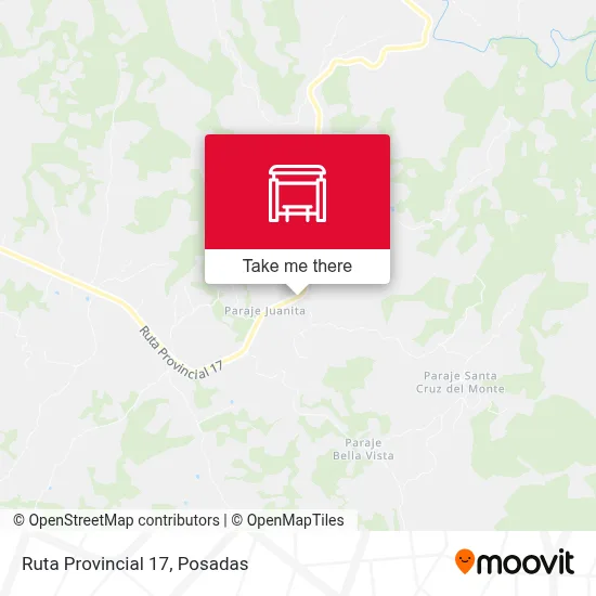Mapa de Ruta Provincial 17