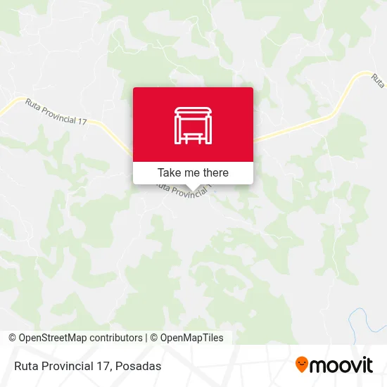 Mapa de Ruta Provincial 17