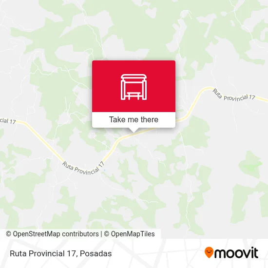 Mapa de Ruta Provincial 17