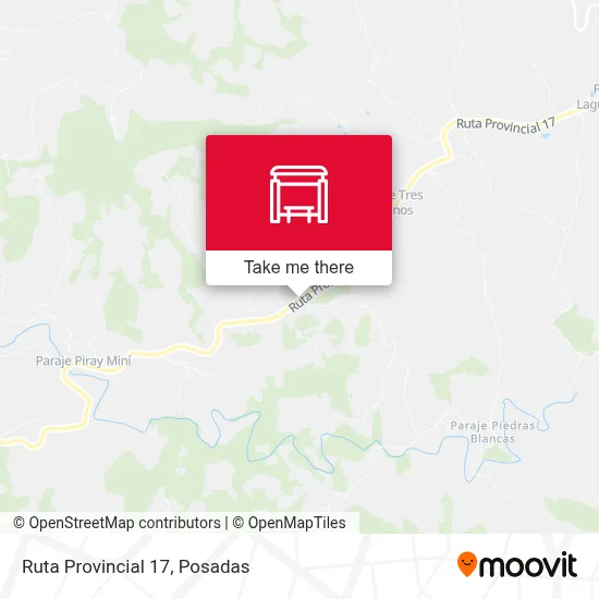 Mapa de Ruta Provincial 17