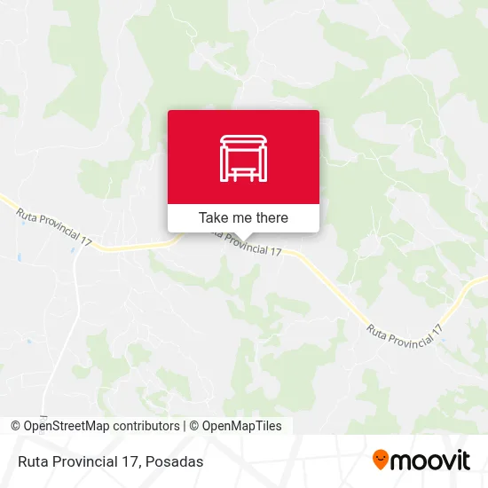 Mapa de Ruta Provincial 17