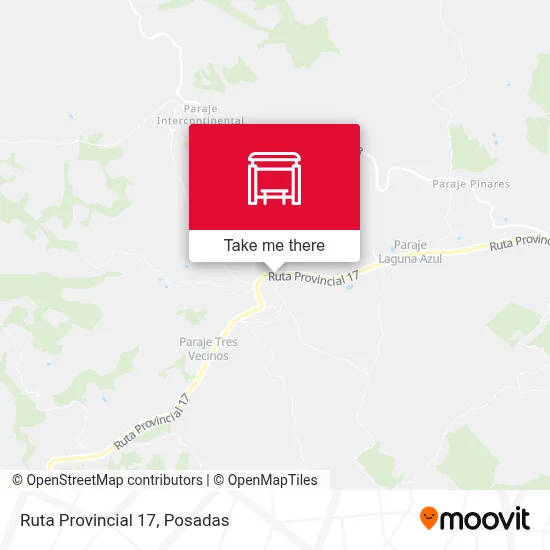 Mapa de Ruta Provincial 17