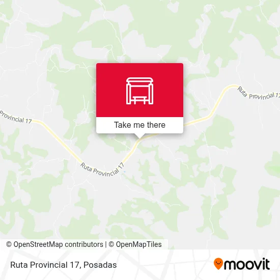 Mapa de Ruta Provincial 17