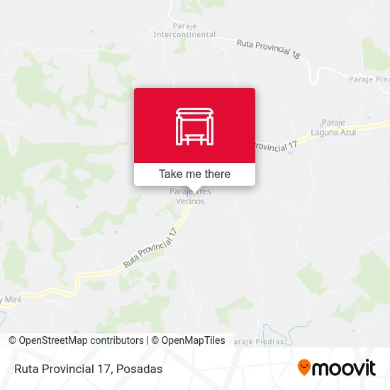 Mapa de Ruta Provincial 17