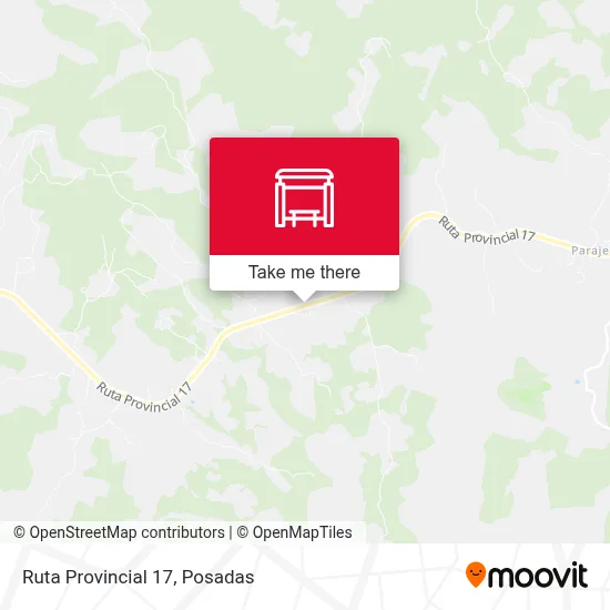 Mapa de Ruta Provincial 17