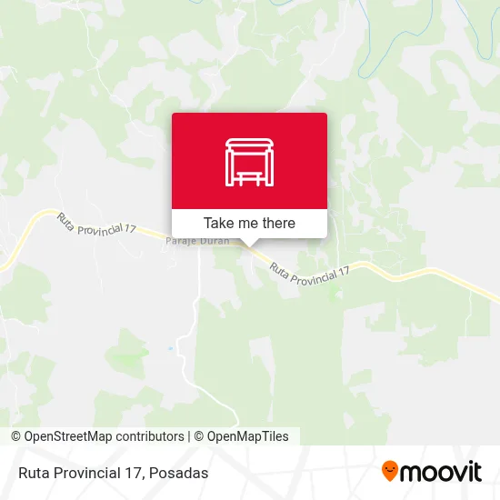 Mapa de Ruta Provincial 17