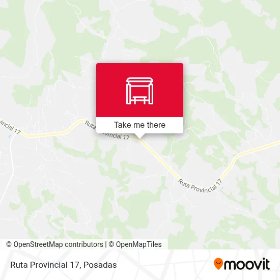 Mapa de Ruta Provincial 17
