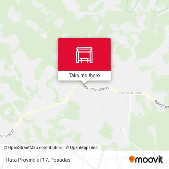 Mapa de Ruta Provincial 17