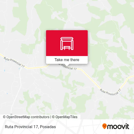 Mapa de Ruta Provincial 17
