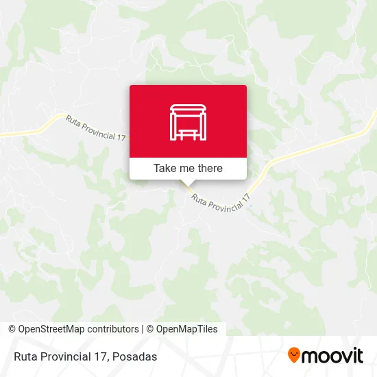 Mapa de Ruta Provincial 17