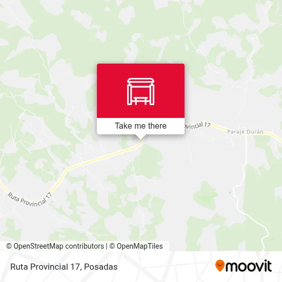 Mapa de Ruta Provincial 17