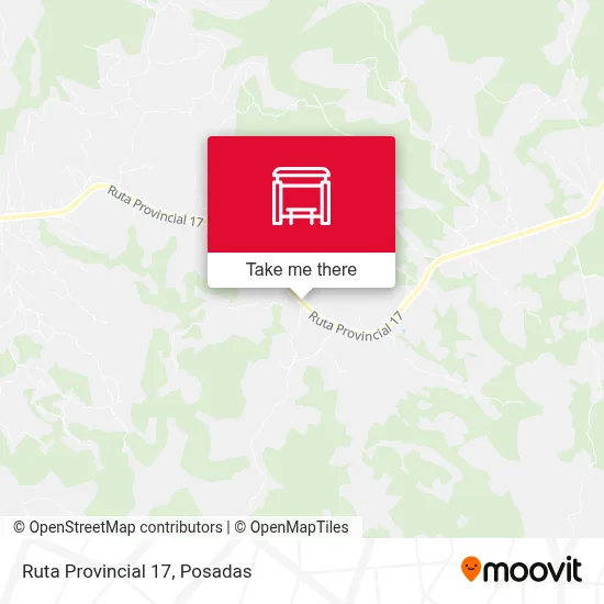Mapa de Ruta Provincial 17